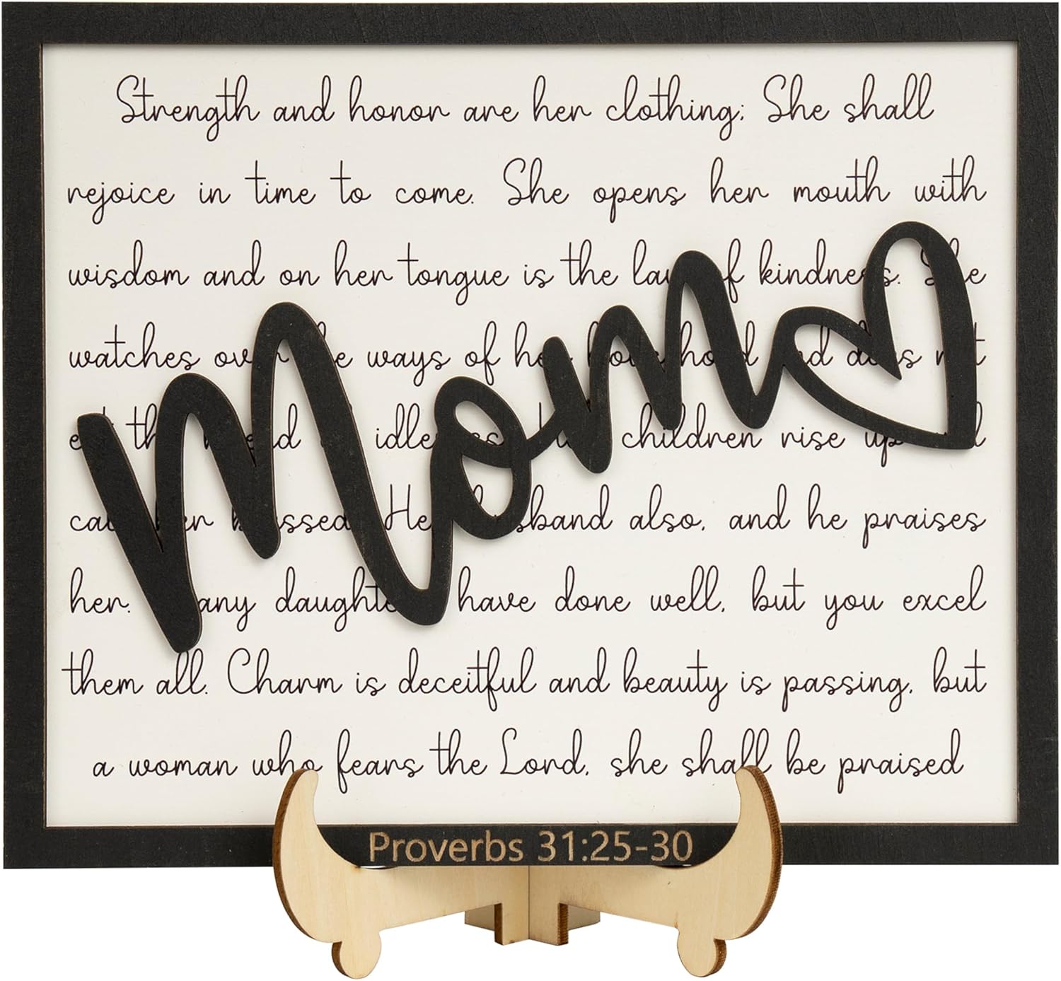 Wooden Christian Gifts For Mom Proverbs 312530, Christmas