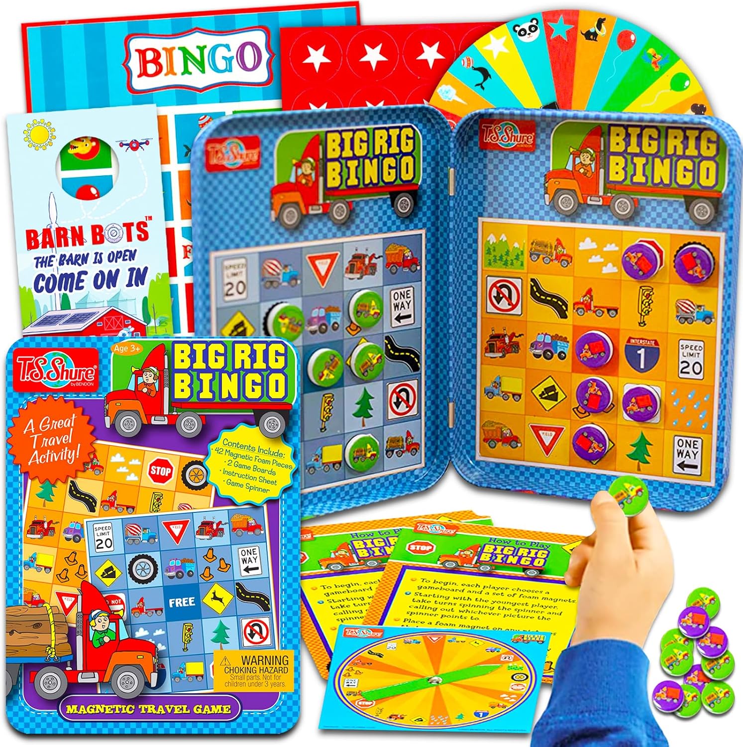Road Trip Bingo for Kids Ages 48 Bundle with