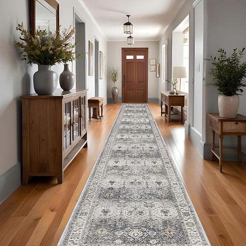 Miniatura 39 de Alfombra Pasillo Lavable 2x10 - Alfombra de Pasillo Alfombras y Tapetes de Cocina Antideslizante Lavable Impermeable Alfombra Pasillo para Sala