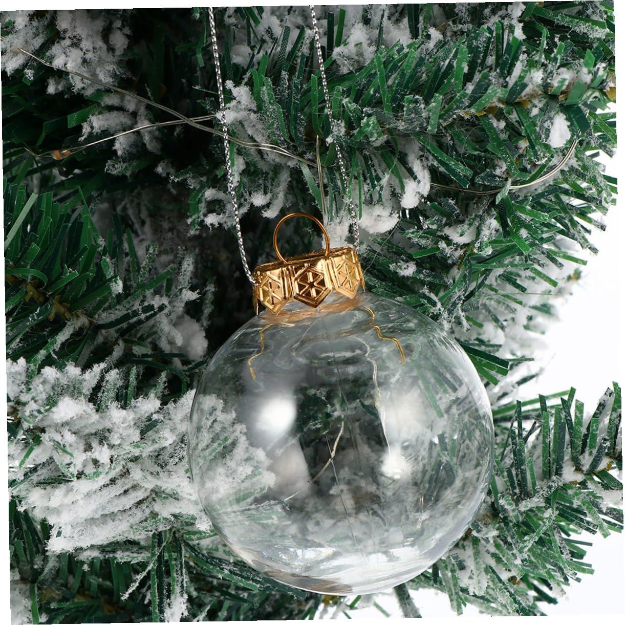 VALICLUD 12 Piezas Adornos de Bolas Navideñas Bolas Colgantes para Árbol de Navidad Decoración Colgante de Navidad Decorativas