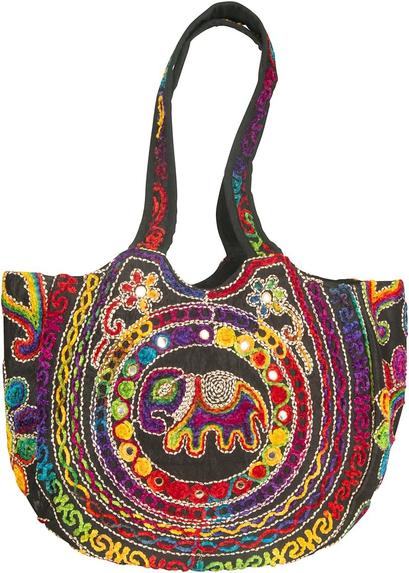 Colorful Floral Women Boho Fashion Shoulder Tote Bag Large Roomy School Book Laptop Market Casual