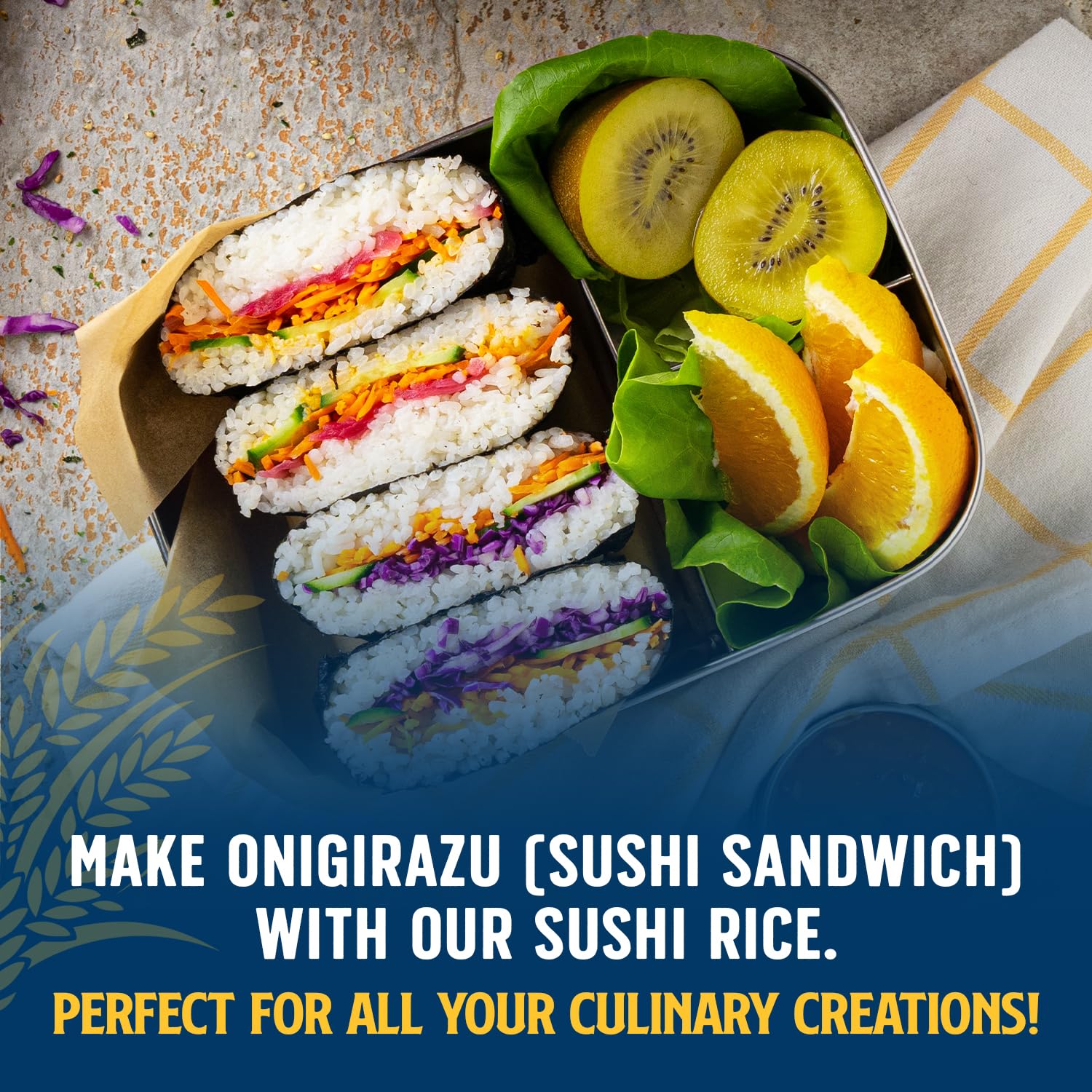 Lundberg Organic Sushi Rice, Bulk, Sticky White Japanese-Style Short Grains, Responsibly Grown in California, 25 Lbs