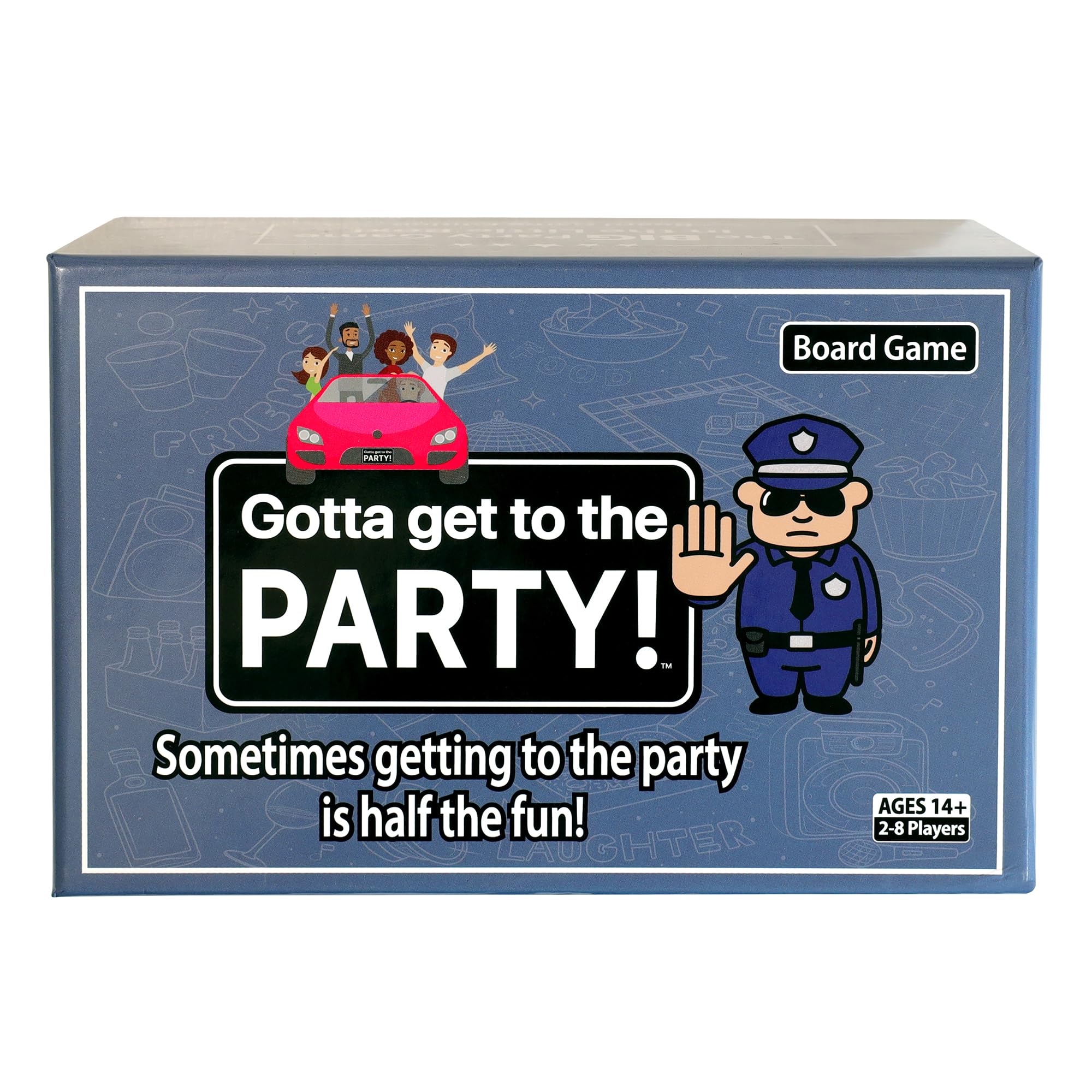Gotta get to The Party! - A Party Game Adventure for Family, Friends, Teens and Adults, Exciting and Hilarious Game with Sci-Fi and Horror Theme - Travel and Party Ready