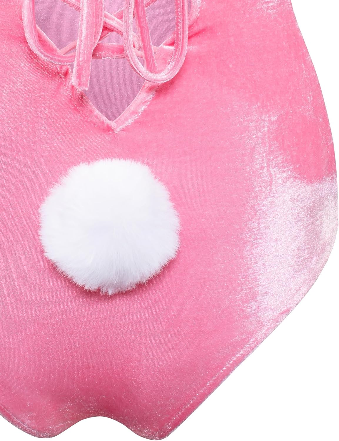 Women Velvet Bunny Costume Bunny Girl Suit Costume Senpai Cosplay One Piece Bodysuit Stockings Set - Image 7