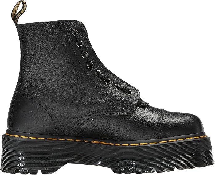 Мужские ботинки Dr. Martens Sinclair Milled Nappa Leather Platform, цвет: Чёрный — фото 3