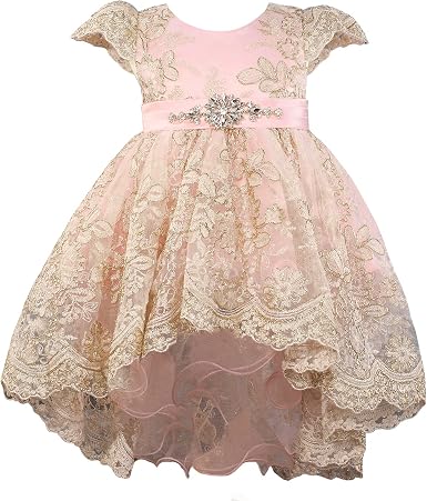 Amazon.com: Bebé Niñas Vestido Formal Tulle Flor Capped Mangas Bautismo  Ocasión Especial Ducha Cumpleaños Bautizo Vestidos 0-24 Meses, Rosa y  doradoPINK \u0026 GOLD), 3-6 meses : Ropa, Zapatos y Joyería