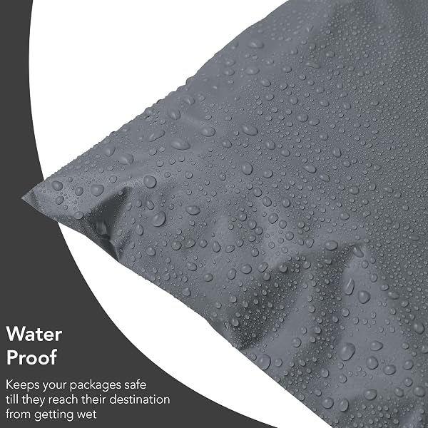50 Mixed Grey Mailing Poly Postal Self Seal Bags 5 Sizes 10 from Each iSOUL Small to Large Postage Packaging Assorted Mailers Posting Shipping Post Parcels Package Bags (Grey, 5 Size 50) - 4