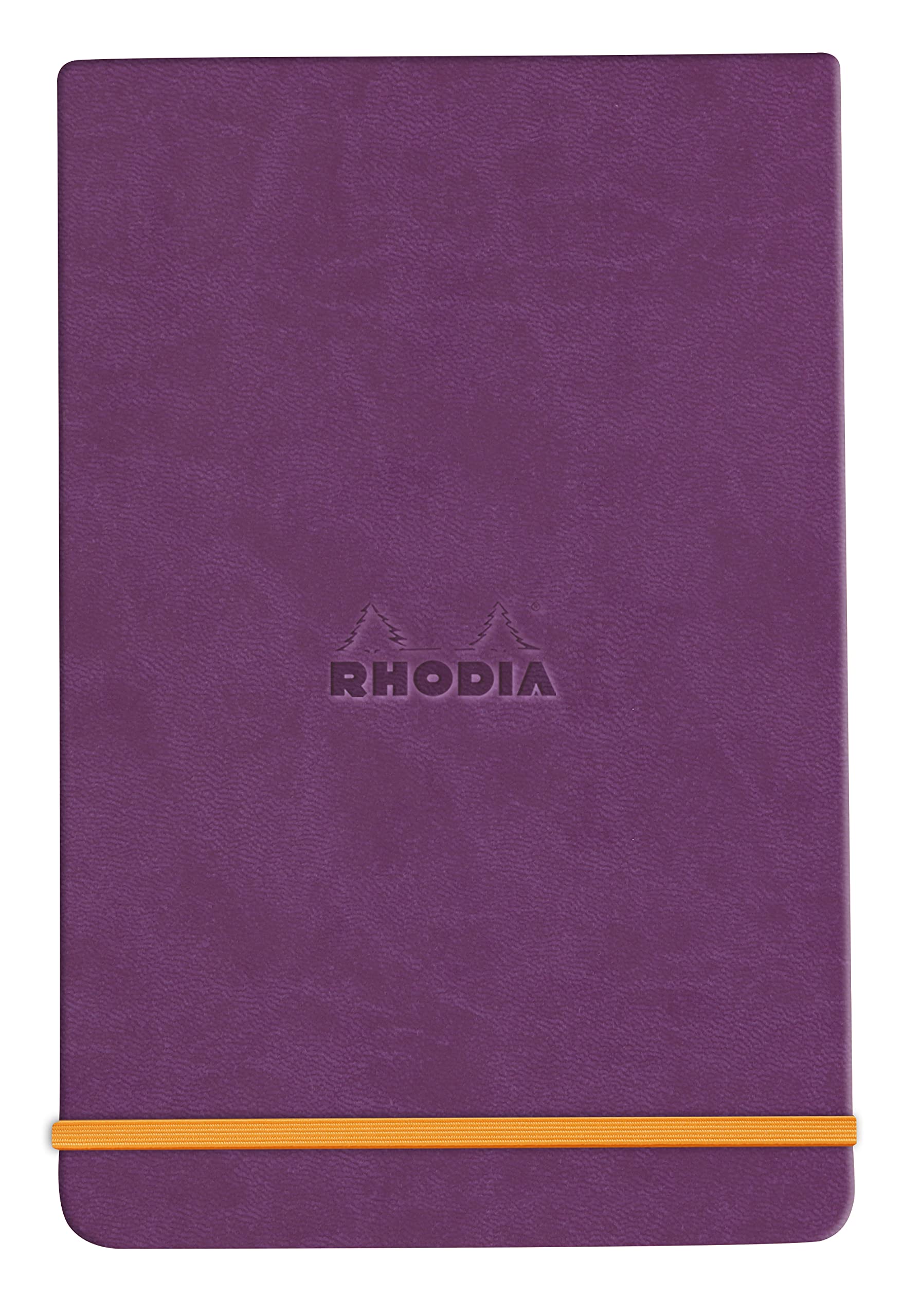 RHODIA 194393C, Rigid Notebook Webnotepad Purple, A5, Lined, 192 Detachable Pages, Ivory Clairefontaine Paper 90 g/m