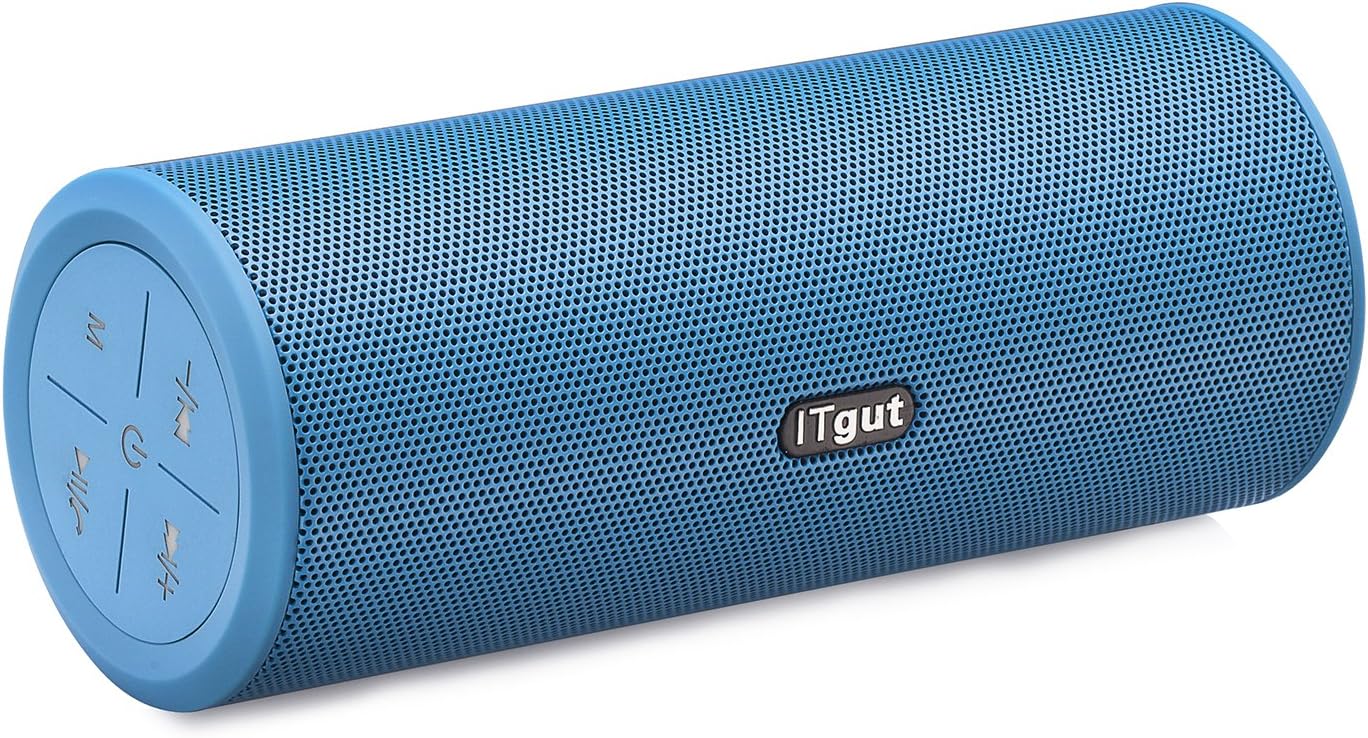 ITgut Ultra-Portable Hi-Fi Wireless Bluetooth Speaker for Bluetooth Enabled Devices(Blue)