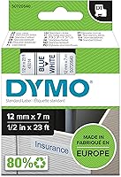 Vista 15 de Dymo Cinta de etiquetado estándar D1 0.354 in x 23.0 ft - Negro sobre verde