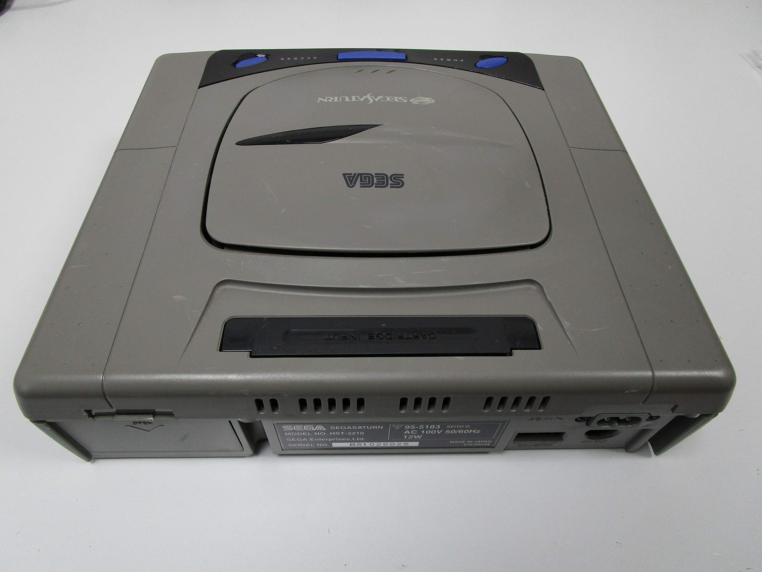 Original Sega Saturn Console/Gerät - Schwarz (Sega) gebr. [import allemand]