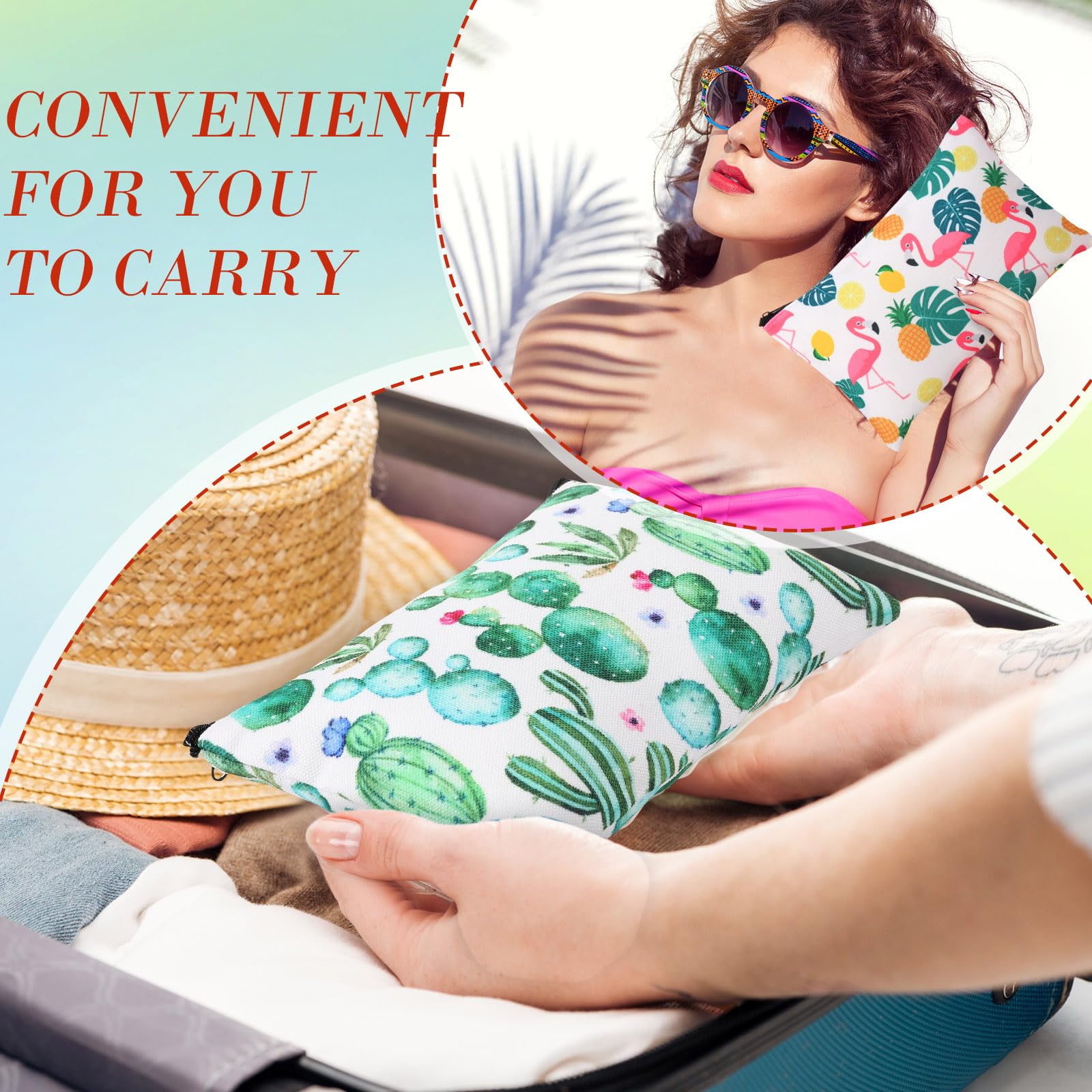 Eccliy 20 bolsas de maquillaje deportivas, bolsa de cosméticos deportiva, regalos de lona, sóftbol, voleibol, fútbol, béisbol, accesorios para niñas, bolsa de aseo con cremallera para mujeres,
