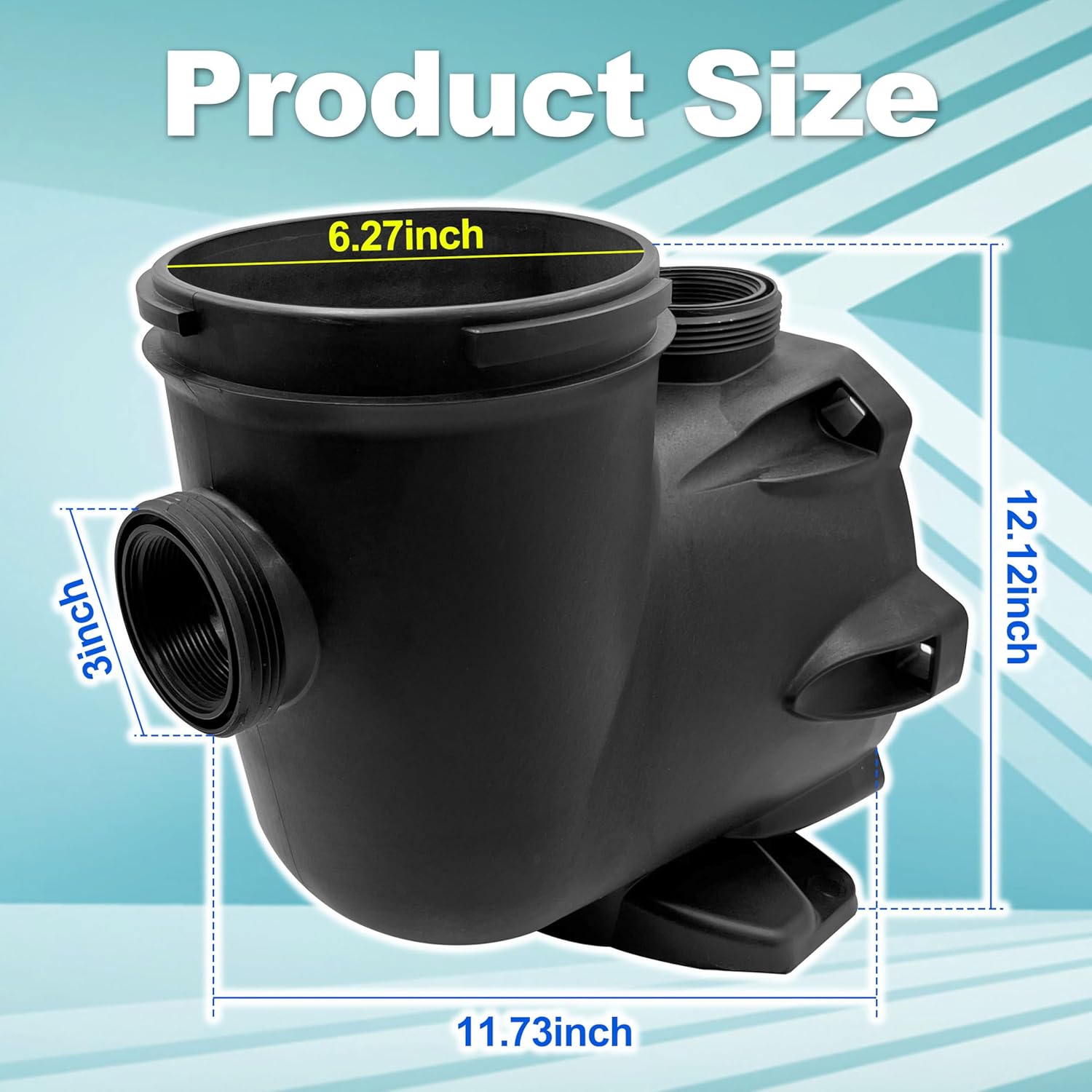 SPX3200A Housing Pump Body Compatible with Hayward TriStar Pumps and EcoStar Pumps