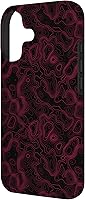 Vista 2 de Aesthetic Black & Red Trippy Psychedelic Pattern Case for iPhone 17