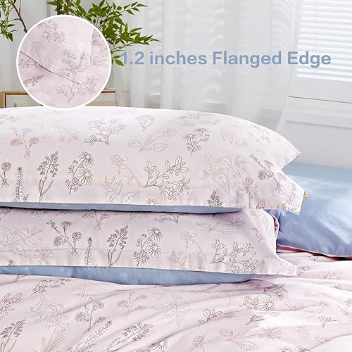 Miniatura 71 de SAPHREAS Juego de funda de edredón de hojas botánicas, tamaño King, 3 piezas, hojas amarillas, juego de funda de edredón 100% algodón suave, 1 funda