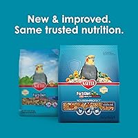 Vista 2 de Kaytee Forti-Diet Pro Salud+Nourish+Protect alimento para periquitos, apoya la cría y la muda, nutrición respaldada por la ciencia, salud digestiva