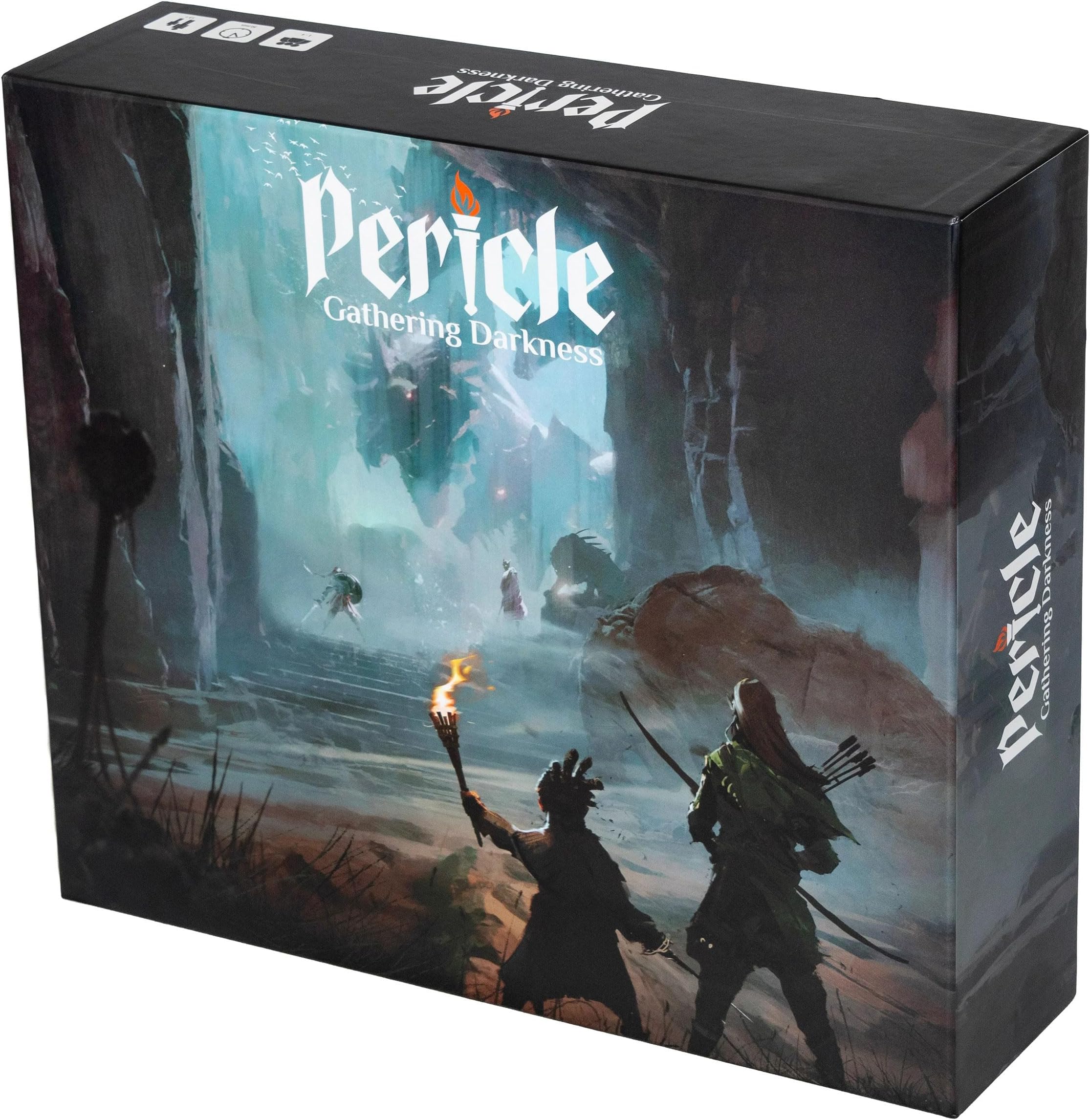 Pericle: Gathering Darkness (Core Game) | Tabletop Roleplaying Game | App-Assisted Game Master | 100+ Hours of Adventure | 1 to 4 Players | Open Hero Creation System | Ages 13 and up