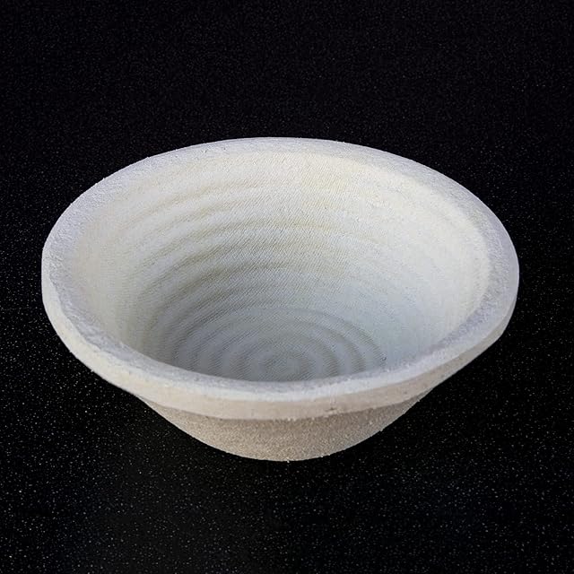 Professional Eco-Friendly 750g Round Spiral Pattern Proofing Basket Banneton Brotform Brotformen Bread Making - Heavy Duty - Sustainable Wood Pulp Eco Friendly