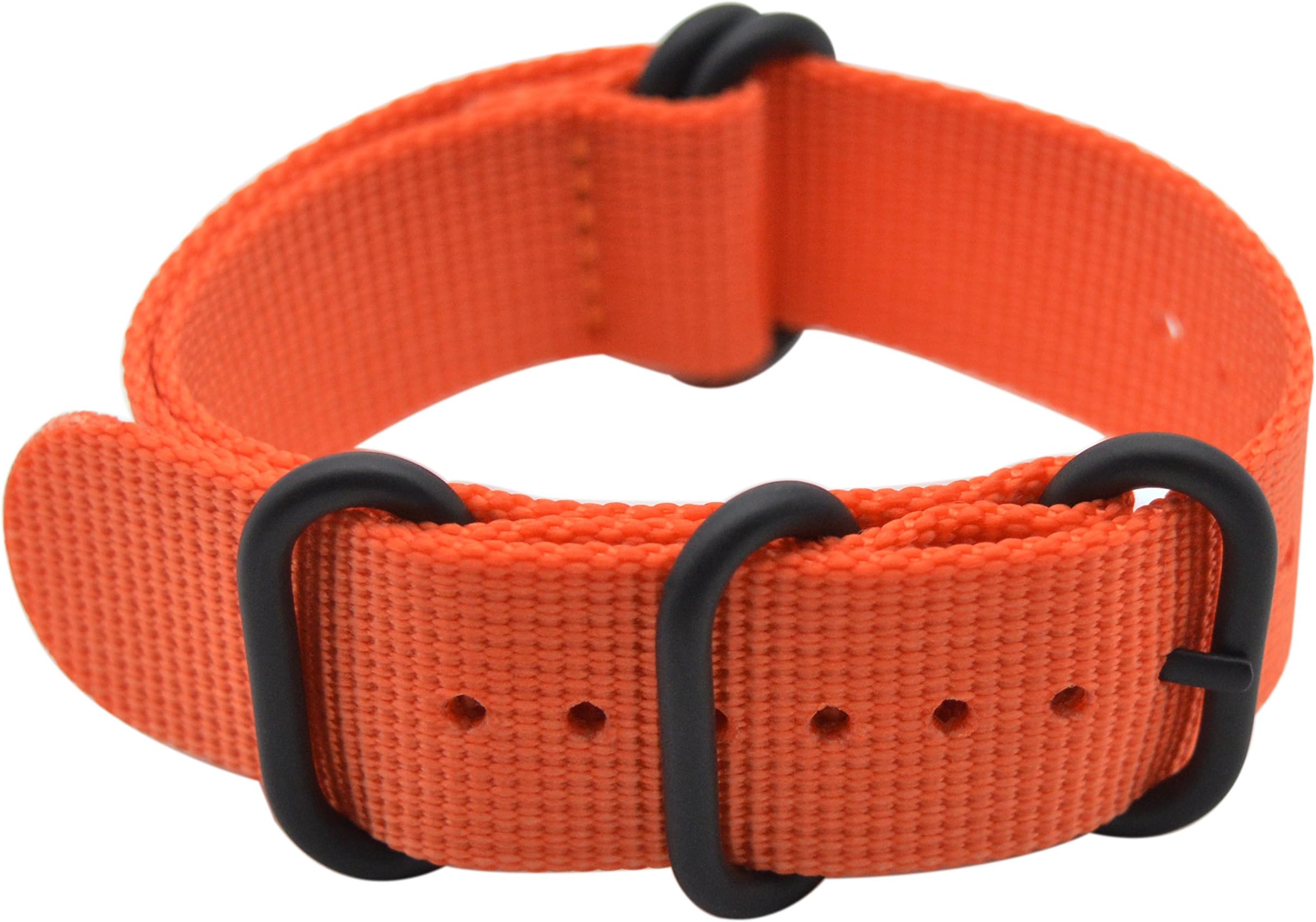 ArtStyle 腕時計バンド バリスティックナイロン素材ストラップ ハイエンドブラックバックル (マット仕上げバックル)