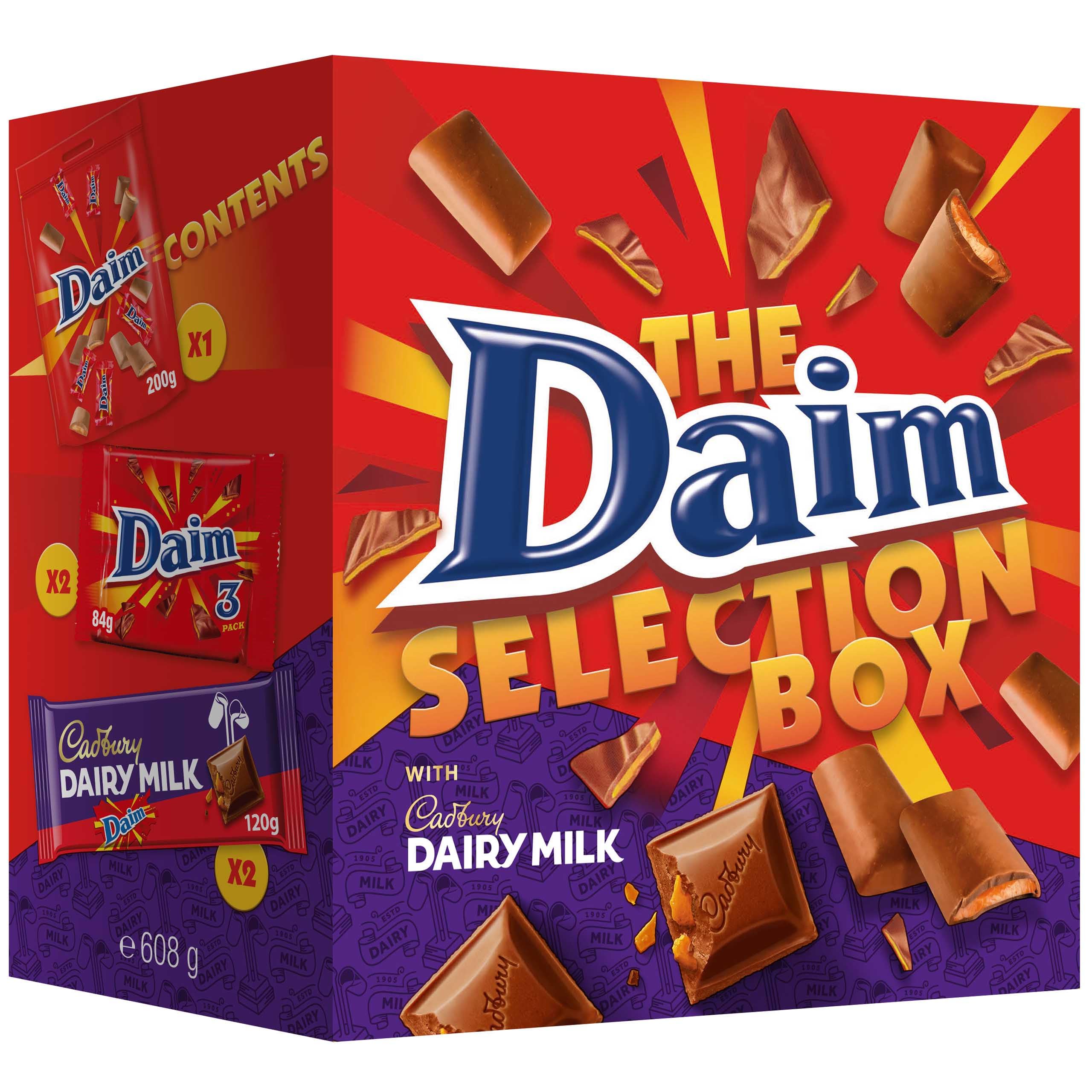 CadburyDaim Selection Box Gift, 450.0 grams