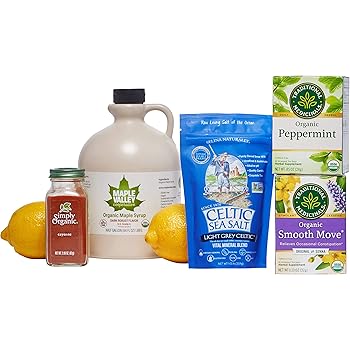 Amazon Com Maple Valley Organic Master Cleanse Lemonade Detox Kit 10 Day Replacement Set Health Personal Care