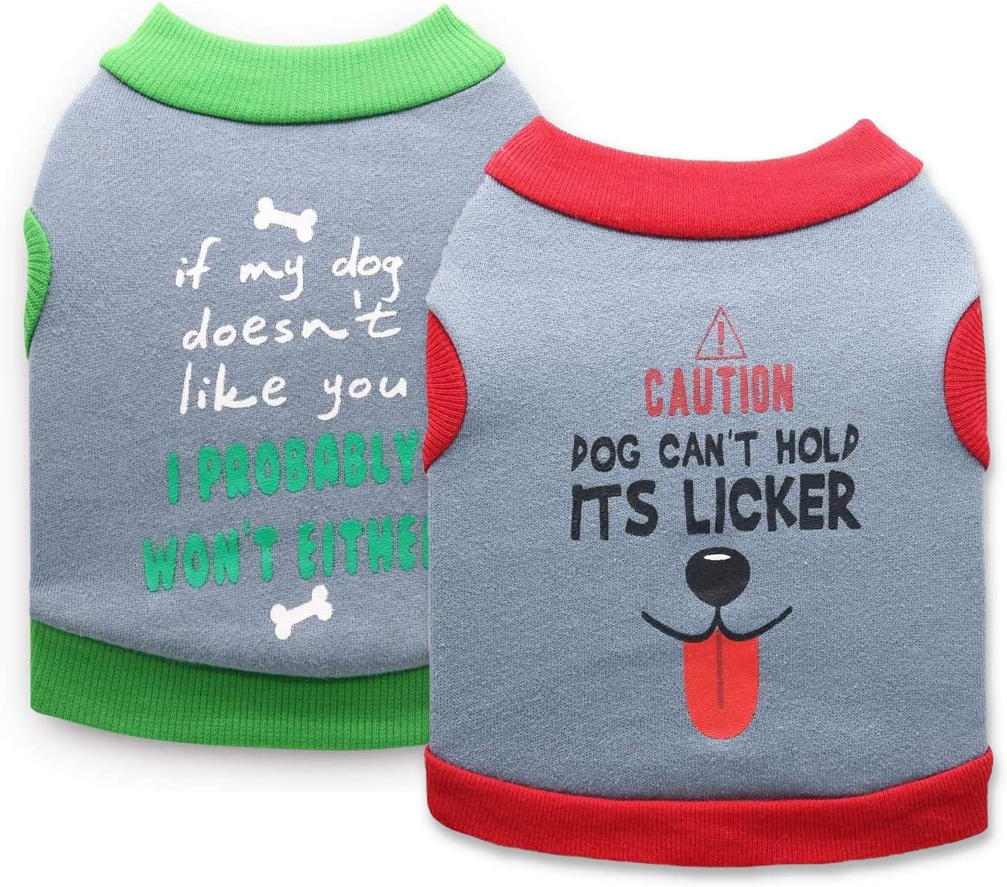 DroolingDog Small Dog Shirts for Dogs Boy Puppy T Shirt Funny Fleece Vest for Girls, Small
