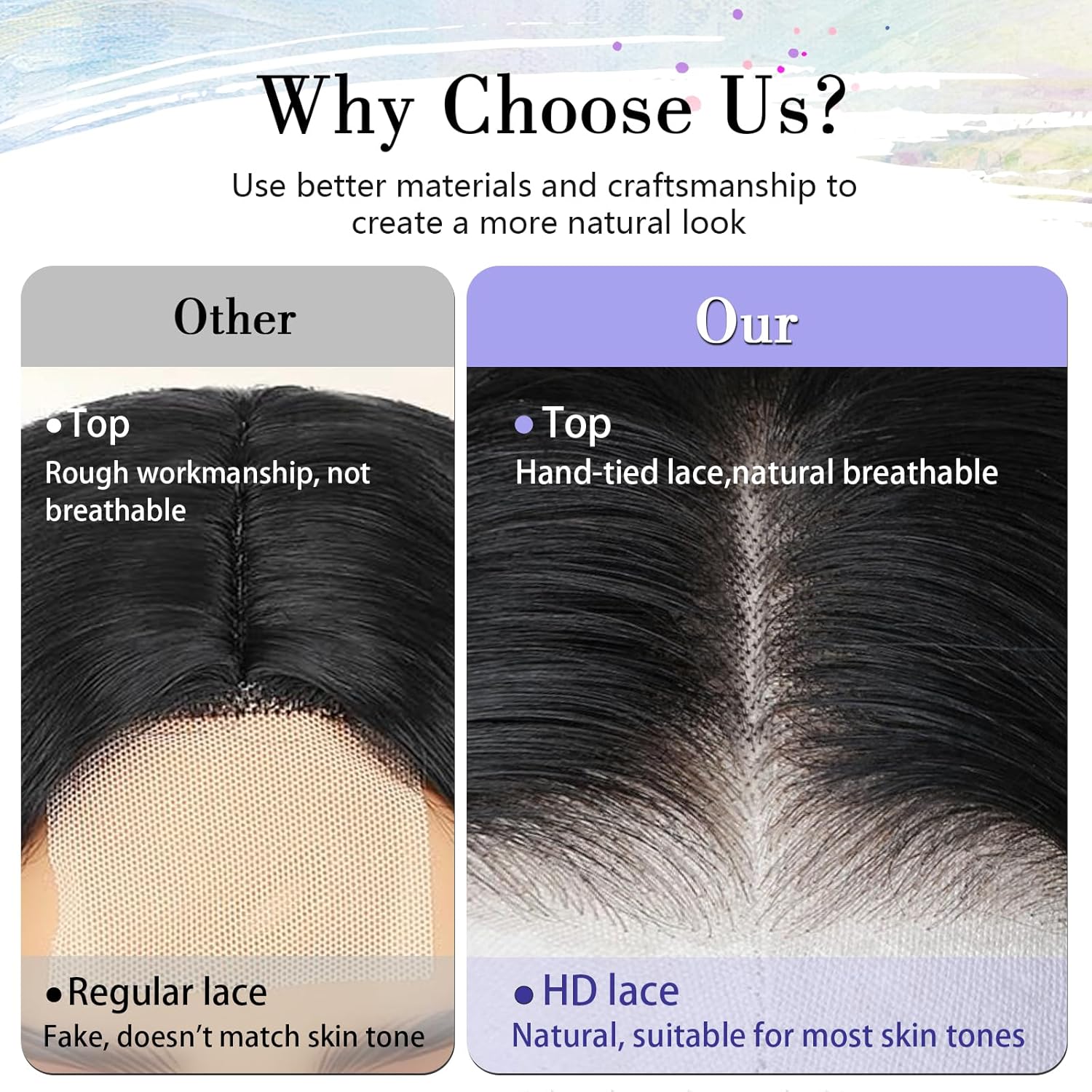 14 Inch Short Wavy Wigs for Women Natural Curly Bob Style 6x4 Glueless Synthetic Lace Front Wig Pre Plucked Pre Cut Hairline Daily Party Use（Black）
