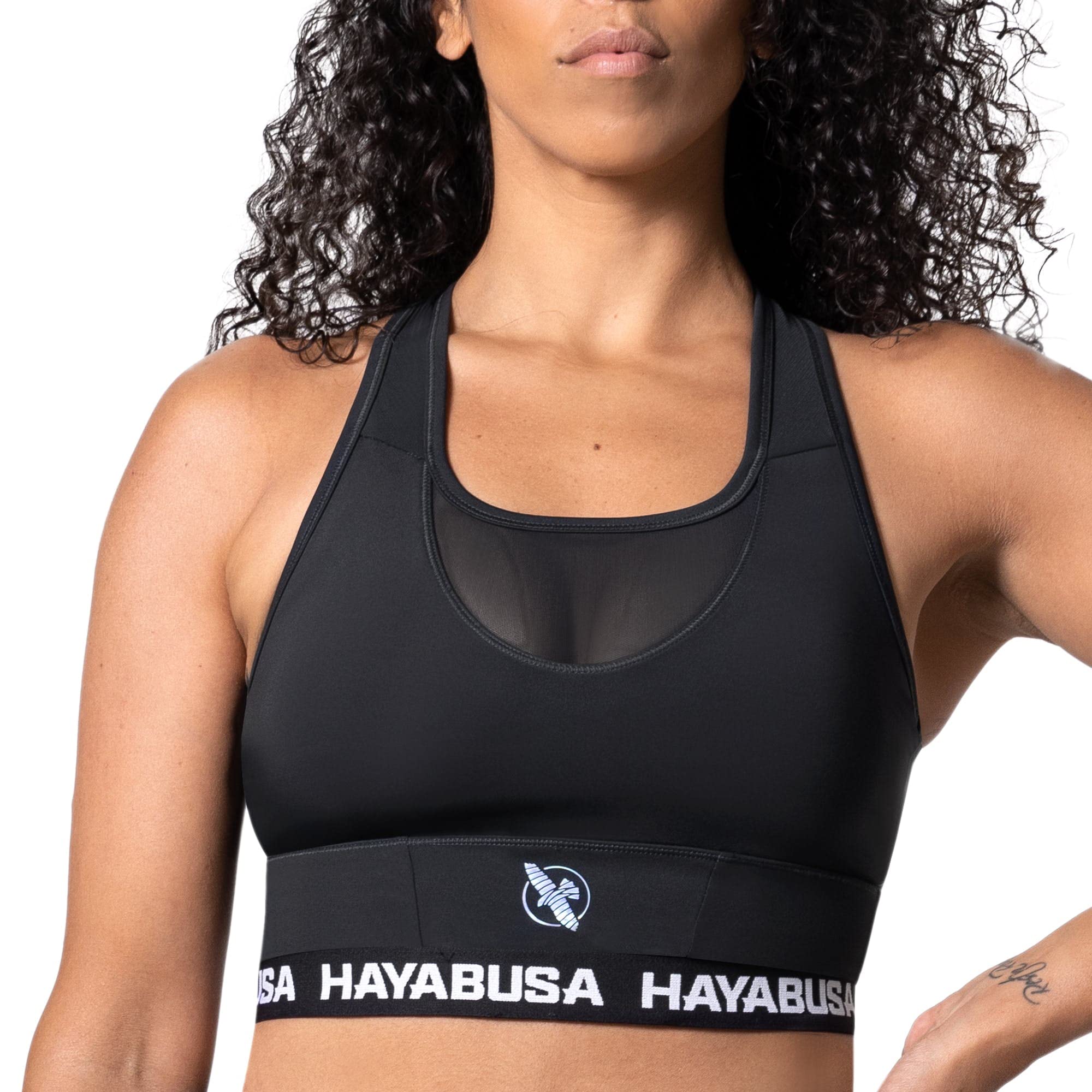 Hayabusa Women's Crossback Sports Bra - Black, Large