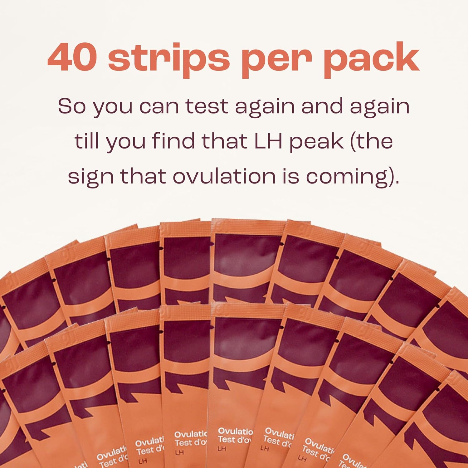 bird&be Ovulation Test Strips (LH) | 40 High-Accuracy Predictor Kits | Track Fertile Window & LH Surge | Eco-Friendly Low-Waste Design | Easy Dip & Read Results | TTC Fertility Monitor