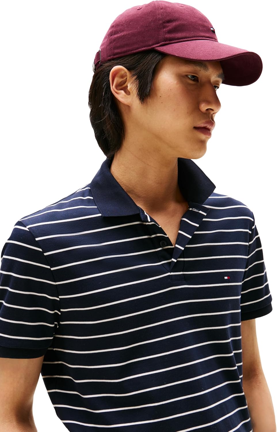 Tommy Hilfiger Mens Short Sleeve Casual Polo Shirts in Regular Fit with Liquid Cotton