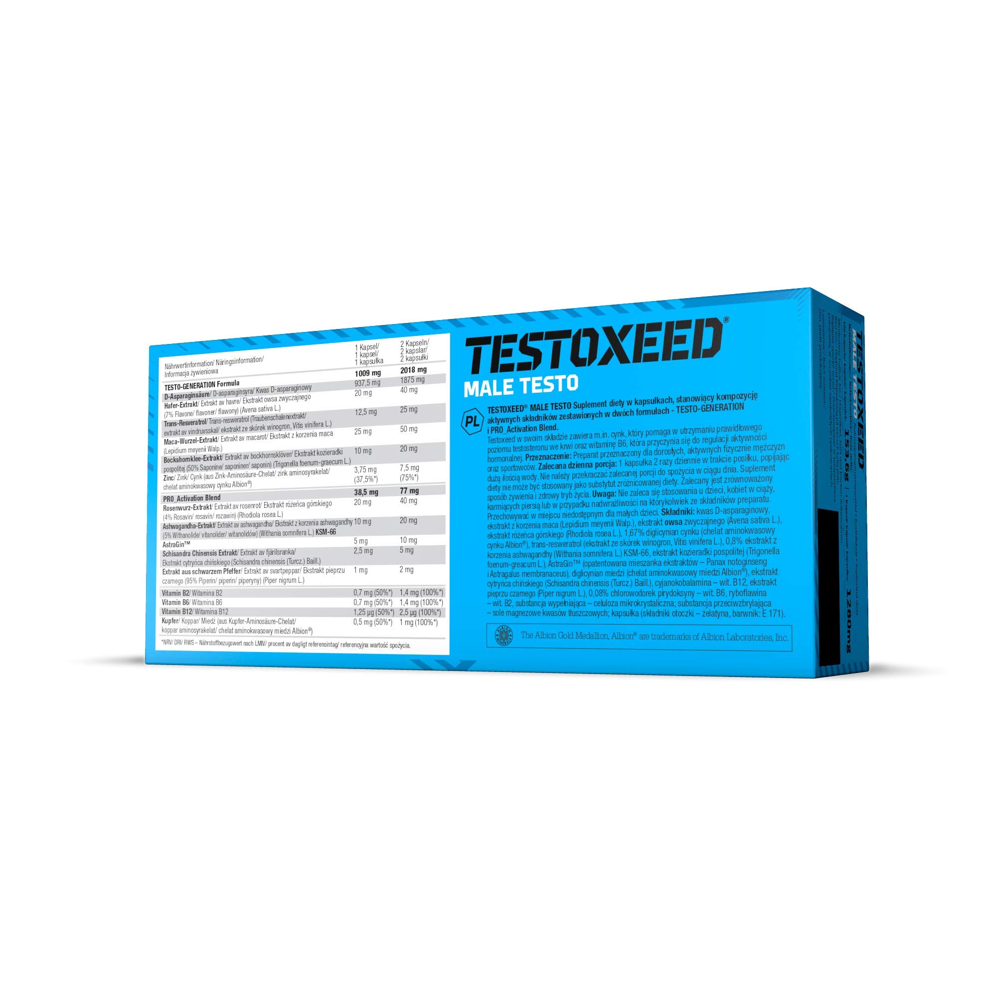 Olimp Sport Nutrition Testoxeed - 120 Kapseln - Pre Workout Booster