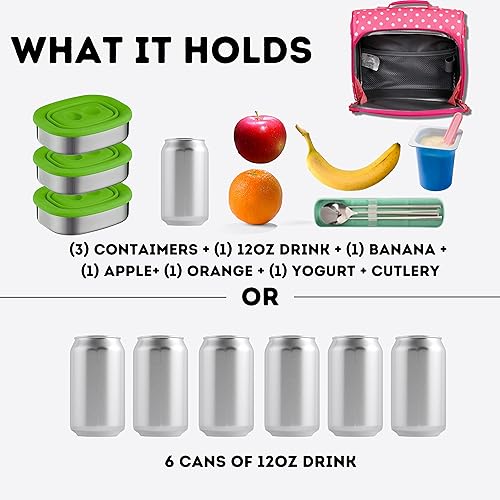 Miniatura 9 de J World New York Casey - Lonchera pequeña para adultos, tamaño mediano, aislada, para niños, búho