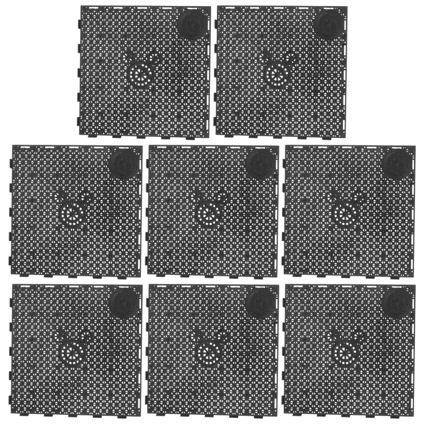 BESPORTBLE 20 Pezzi Piastra Filtrante in PVC per Fondo Acquario Dispositivo di Filtraggio per Fondo Acquario Vassoio Filtrante Giunzione e Filtrazione Installazione Semplice Flusso d Acqua