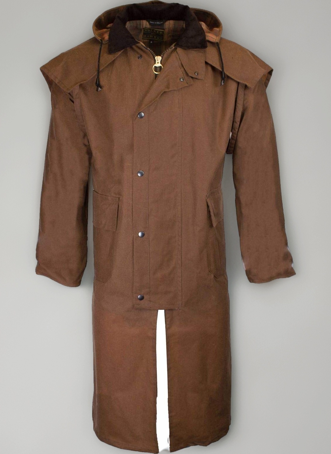 WALKER AND HAWKES - Men's and Women 100% Wax Cotton Stockman Olive