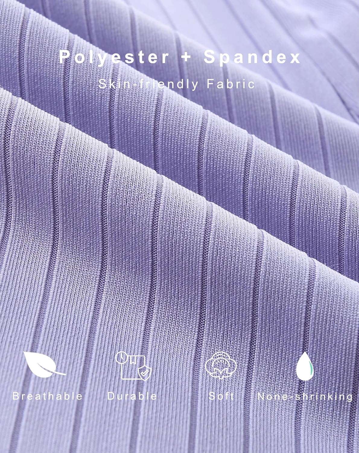 Baby and Toddler 3 Pack Pull On Pants Solid Ribbed Leggings Infant Clothes Size 1-4 Years - Image 4