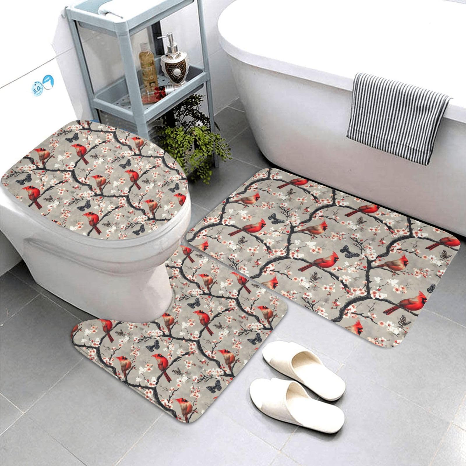 Tapis de salle de bain lavables pour éviter les glissades sur sol mouillé
