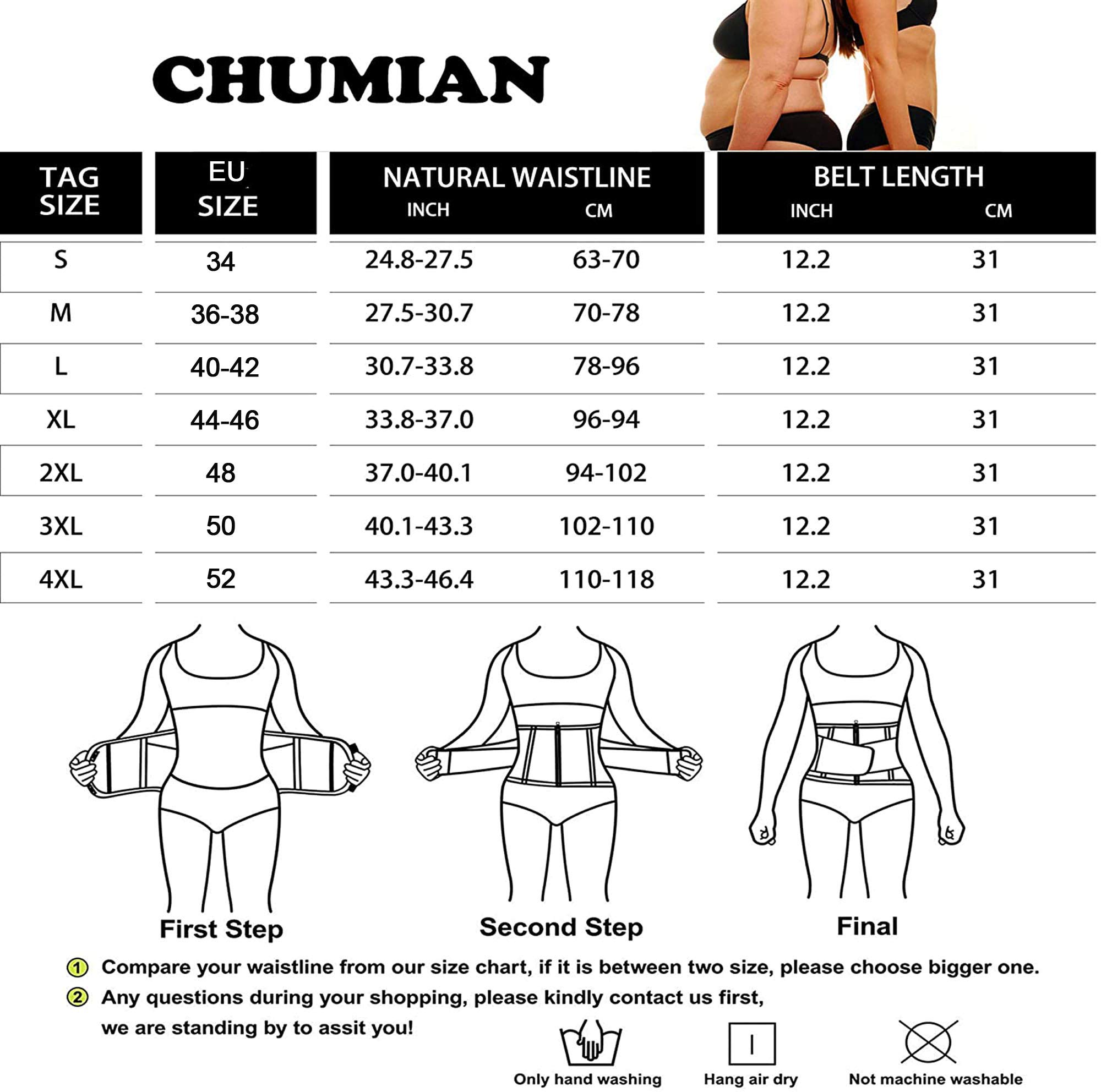 Ceinture de Sudation Femme Serre Taille Cincher Corset Minceur Ceinture Abdominale Amincissante Néoprène