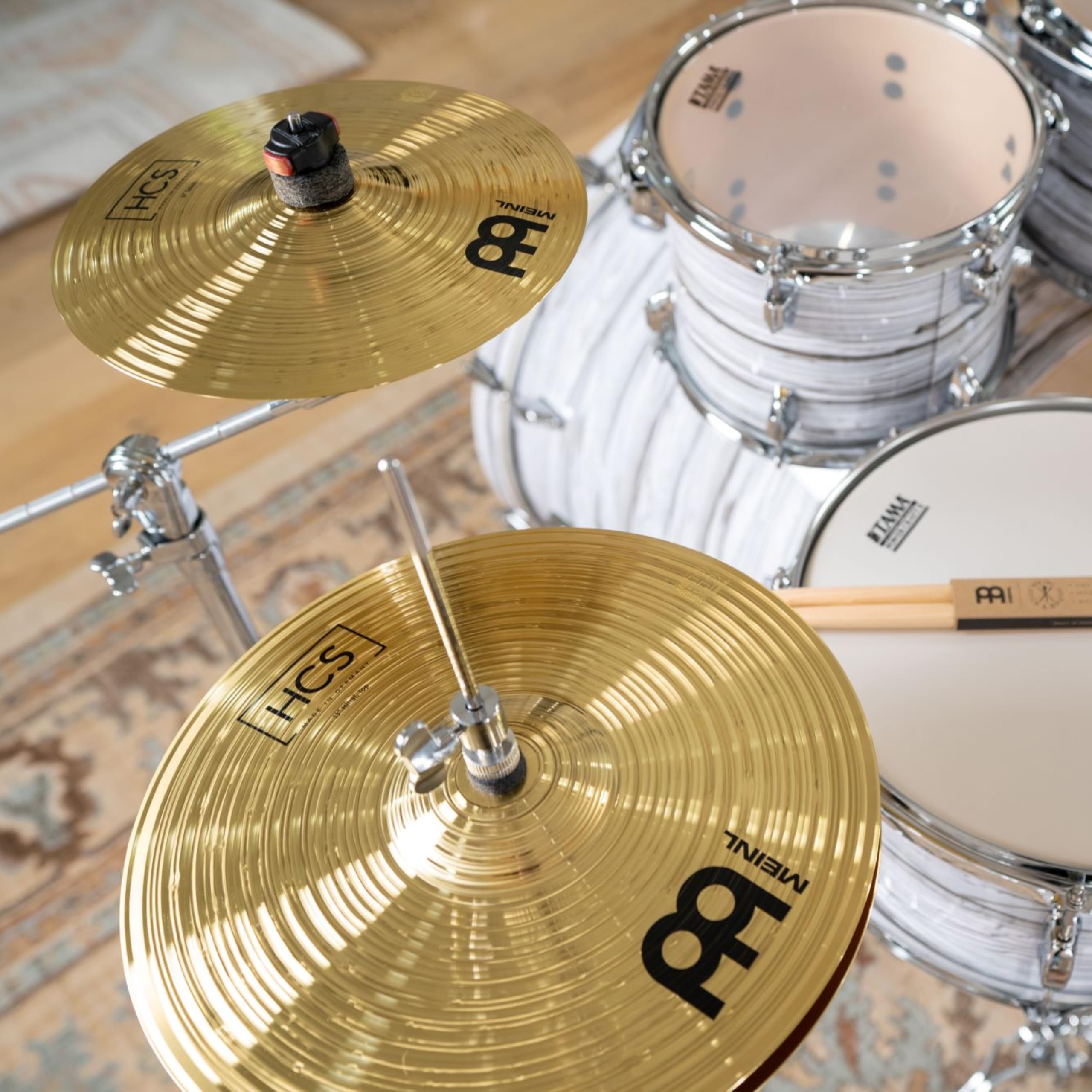Meinl Cymbals HCS Splash 10" 25,4cm Ottone Batteria Made In Germany HCS10S
