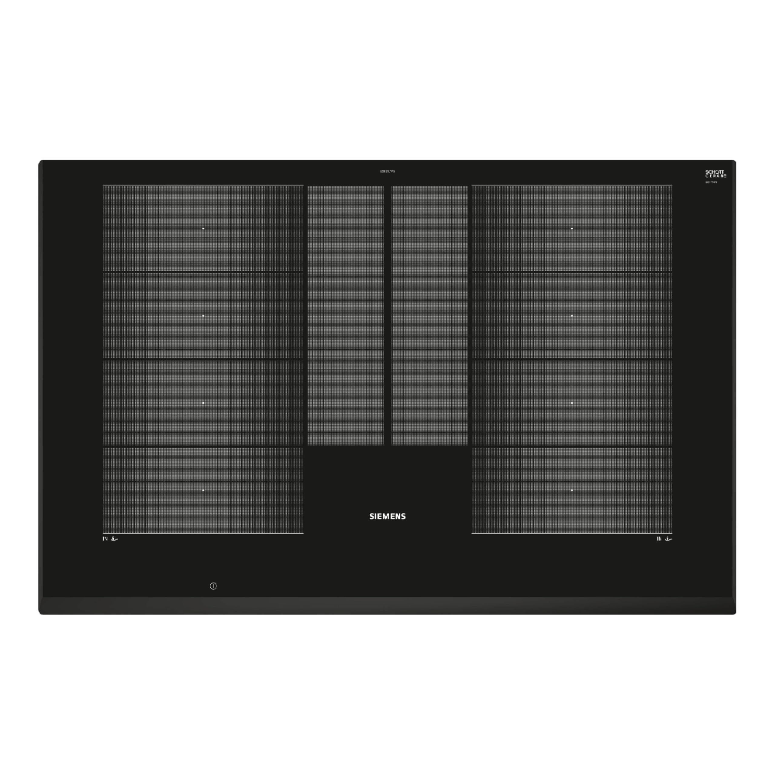 Siemens iQ700 EX851LYV5E Induktionskochfeld 80 cm autark Rahmenlos Touch & Slide varioInduktion Plus Schwarz