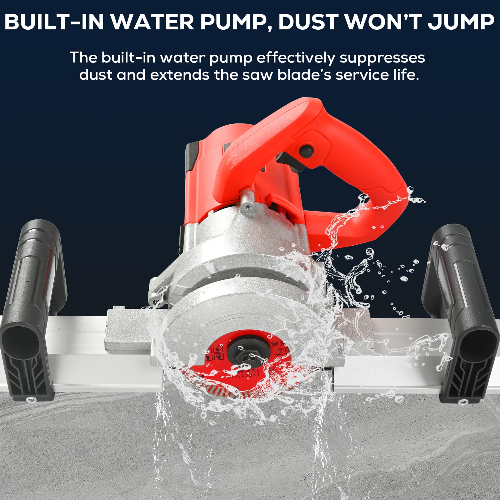 Cortador profesional de borde de azulejo de 45° – Máquina achaflanada eléctrica de 43 grados con pulverización automática de agua para trabajos de porcelana y azulejos de cerámica, herramienta de