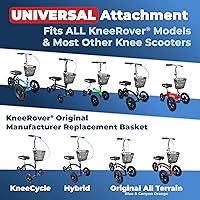 Vista 5 de KneeRover Accesorio de cesta de patinete de rodilla con asa práctica – Accesorio de cesta de rodilla Rover incluye soporte universal – Parte se