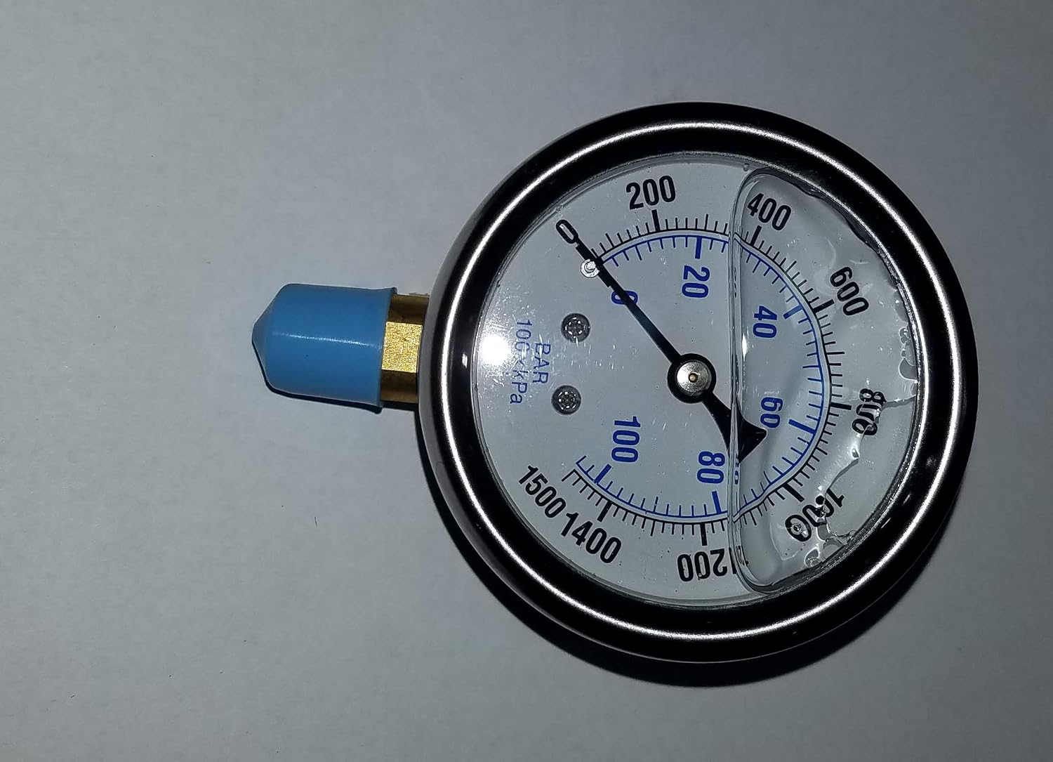 AR ANNOVI REVERBERI AR0-6000 Range 0-6000 PSI washers, 6000 Max, Stainless Steel Pressure Gauge
