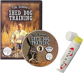 Dokken Rack Wax Shed Antler Scent Shed Dog Trainer SA-RWX and Tom Shed Dog Training DVD SA-DVD