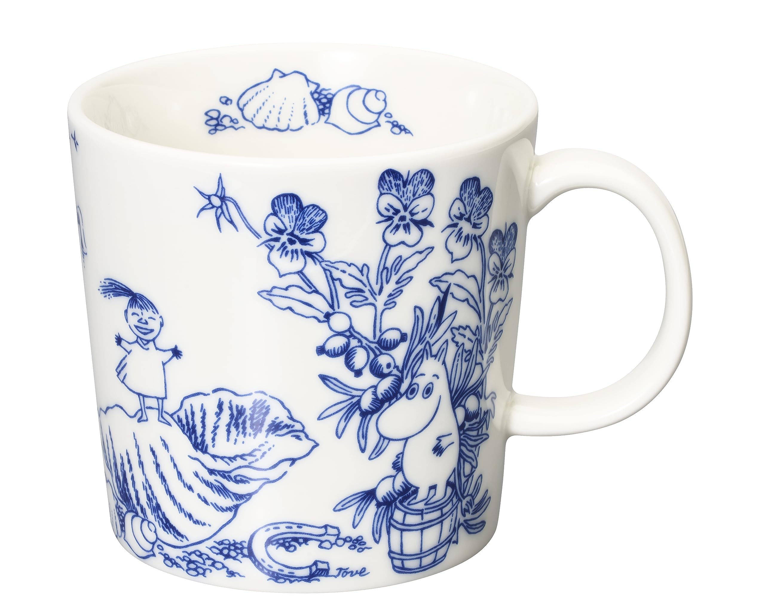 *MOOMIN.* Moomin Snorkmaiden With A Plant Adult Sweatshirt | Moomin Shop US