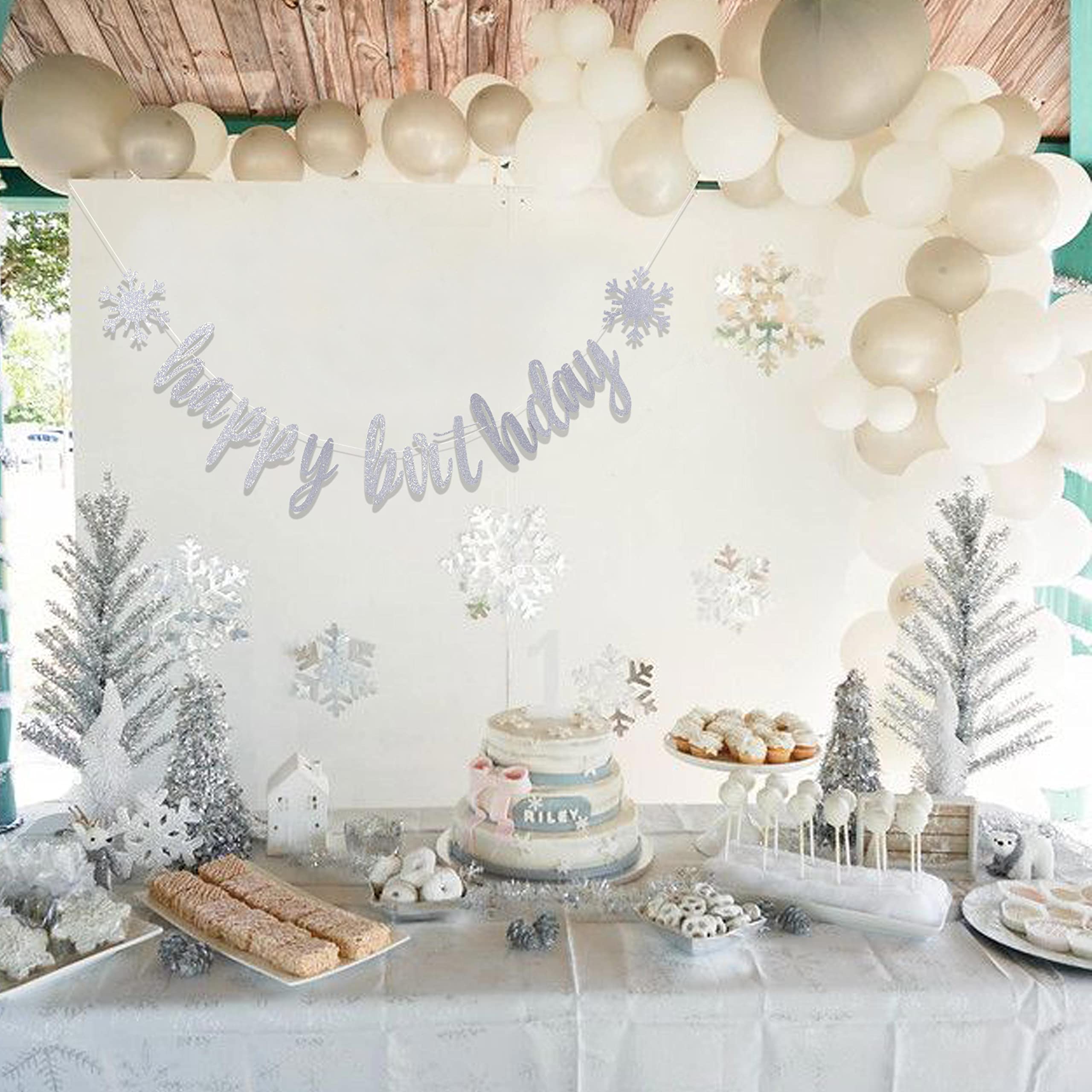 Snowflake Birthday Party Ideas Winter Frozen Birthday Party Ideas