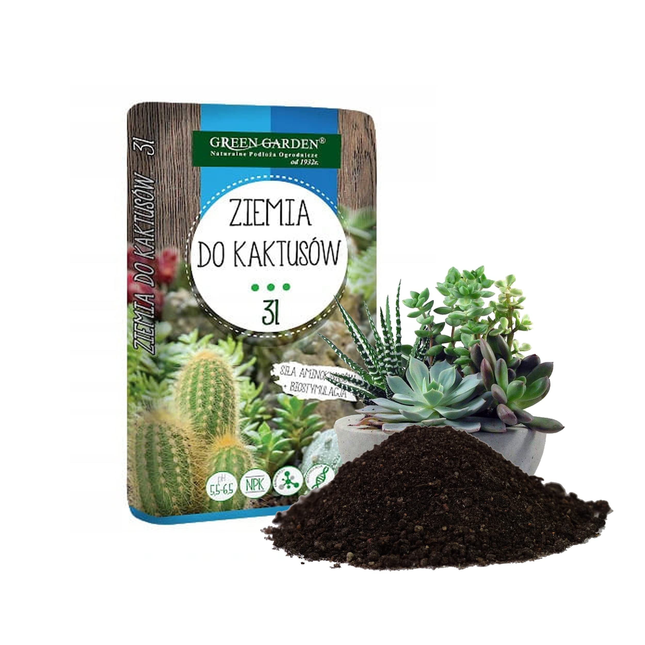 Ziemia do kaktusów z Biostymulacją GreenGarden 3l