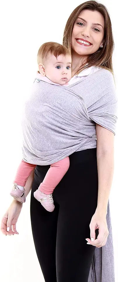 KaBaby Wrap Kababy Cinza Mescla Único