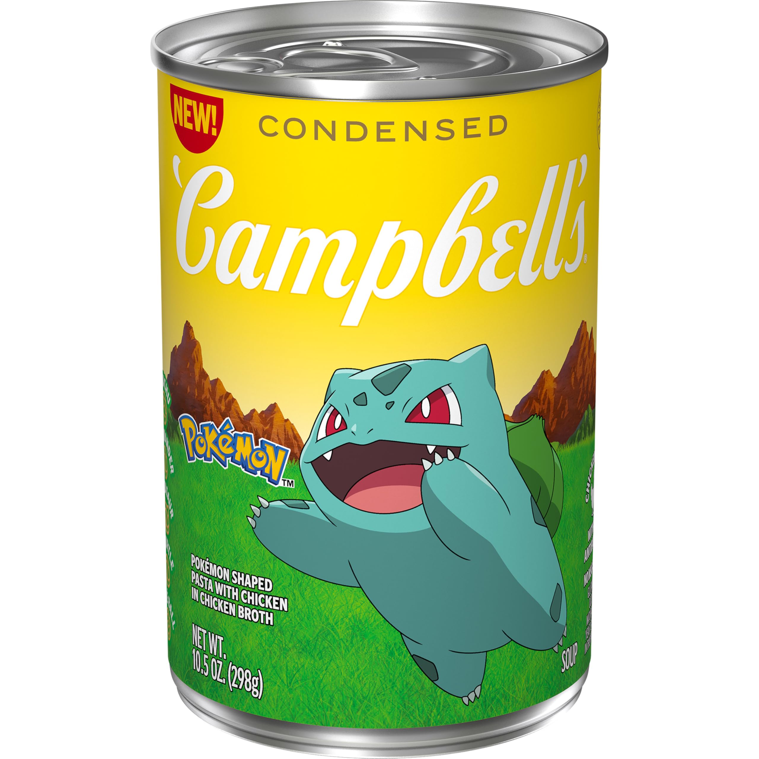 Amazon.com: Campbell's Condensed Kids Soup, Pokémon Shaped Pasta
