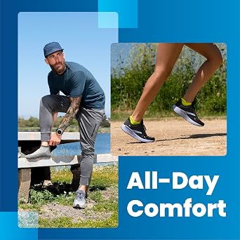 Balega Hidden Comfort Performance لا تظهر جوارب الجري الرياضية للرجال والنساء
