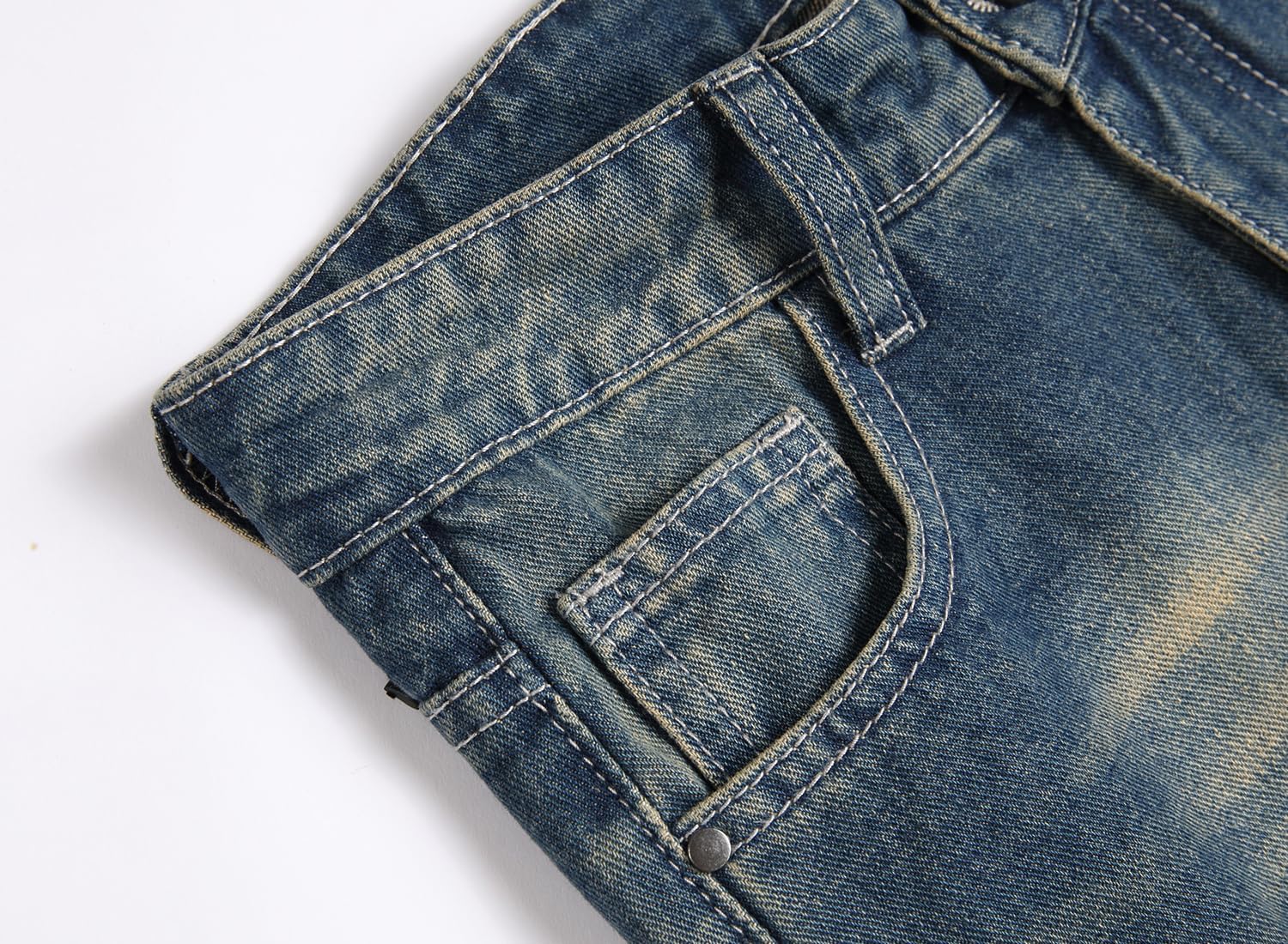 Boy's Ripped Jeans Stacked Skinny Fit Destroyed Distressed Fashion Comfy Denim Jeans Pants - Image 4